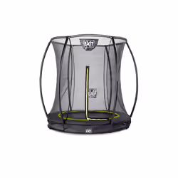 EXIT Silhouette ground trampoline ø183cm with safety net - black, Sunken trampoline, Round, 50 kg, 3 yr(s), Safety net, Assem ...