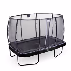 EXIT Elegant Premium trampoline 214x366cm with Deluxe safetynet - black