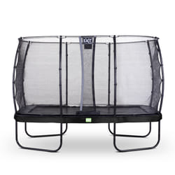 EXIT Elegant trampoline 244x427cm with Economy safetynet - black