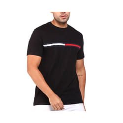 Tommy Hilfiger Mens T Shirts - Black, XL