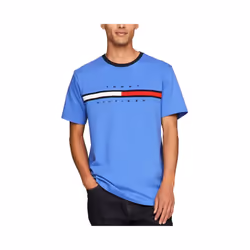 Tommy Hilfiger Mens T Shirts - Blue, 2XL