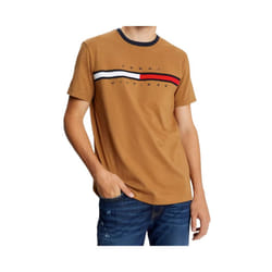 Tommy Hilfiger Mens T Shirts - Brown, M
