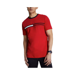 Tommy Hilfiger Mens T Shirts - Red, L