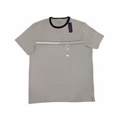 Tommy Hilfiger Mens T Shirts Regular Fit Cotton - Beige, M
