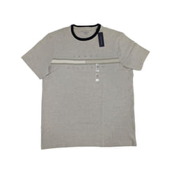 Tommy Hilfiger Mens T Shirts Regular Fit Cotton - Beige, M