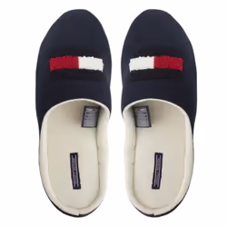 TOMMY HILFIGER Womens Indoor Slippers Casual Sandal - Navy, UK 4-5