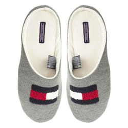 TOMMY HILFIGER Womens Indoor Slippers Casual Sandal - Grey, UK 6-7