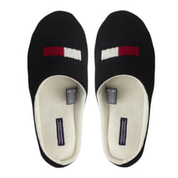 TOMMY HILFIGER Womens Indoor Slippers Casual Sandal - Black, UK 6-7