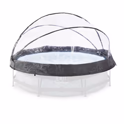 EXIT Pool dome ø300cm, Pool dome, Above ground pool, Round, Transparent, Fiberglass, PVC, Steel, Fiberglass, Steel