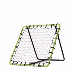 EXIT Tempo multisport rebounder 120x120cm - green/black, Square, Multi-station rebounder, Adjustable angle, Black, Green