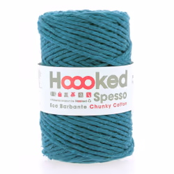 Hoooked S902, Chunky, Bulky, Blue, Cotton, 127 m, 500 g