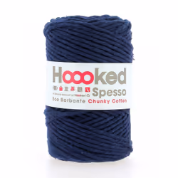 Hoooked S904, Chunky, Bulky, Blue, Cotton, 127 m, 5 mm