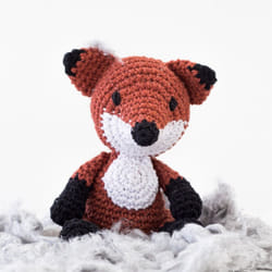 Hoooked Crochet Kit - Fergie The Fox - cute amigurumi fox
