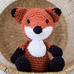 Hoooked Crochet Kit - Fergie The Fox - cute amigurumi fox
