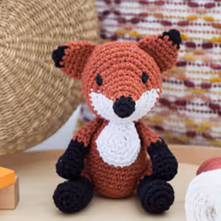 Hoooked Crochet Kit - Fergie The Fox - cute amigurumi fox