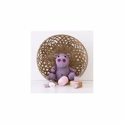 DIY Crochet Kit Hippo Hugo