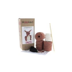 Hoooked Crochet Kit - Suzy the Squirrel 100% Recycled Yarn Amigurumi