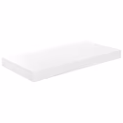 vidaXL High Gloss White Floating Wall Shelf  Quality Honeycomb MDF & Metal Frame  19.7""""x9.1""""x1.5"""" Dimensions  Invisi ...