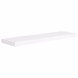vidaXL Floating Wall Shelves  Set of 4  Honeycomb MDF and Metal Frame  Gray  Easy Install  Modern Decoration  Versatile and Durable - 35.4x9.3x1.5