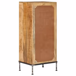 vidaXL Solid Mango Wood Chest of Drawers Home Storage Cabinet Organiser Unit