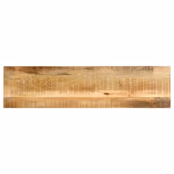 vidaXL Solid Rough Mango Wood Console Table 140cm Side Dressing Display Stand