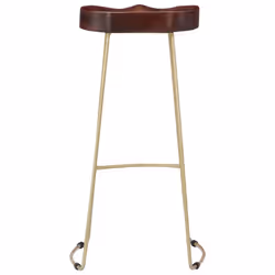 vidaXL 2x Solid Mango Wood Gavin Bar Stools 45x40x78cm Kitchen Dining Seat - Additional view 2