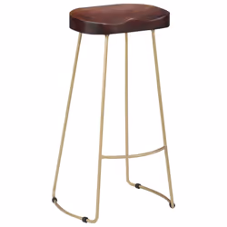 vidaXL 2x Solid Mango Wood Gavin Bar Stools 45x40x78cm Kitchen Dining Seat - Additional view 8