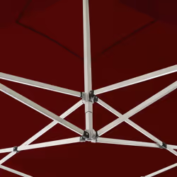vidaXL Professional Folding Party Tent Aluminium 3x3m Wine Red Canopy Gazebo