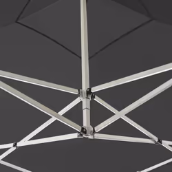 vidaXL Professional Folding Party Tent Walls Aluminium 3x3m Anthracite Canopy