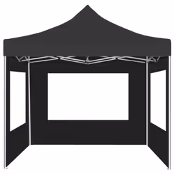 vidaXL Professional Folding Party Tent Walls Aluminium 3x3m Anthracite Canopy - Additional view 5