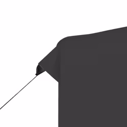 vidaXL Professional Folding Party Tent Walls Aluminium 3x3m Anthracite Canopy - Additional view 7