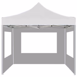 vidaXL Professional Folding Party Tent with Walls Aluminium 3x3m White Canopy - Additional view 5