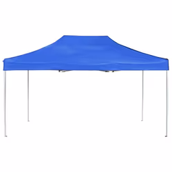 vidaXL Professional Folding Party Tent Aluminium 4.5x3m Blue Canopy Gazebo