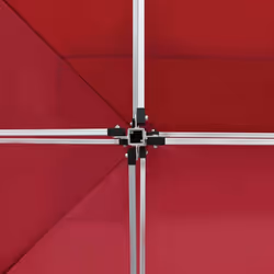vidaXL Professional Folding Party Tent Aluminium 4.5x3m Wine Red Canopy Gazebo - Additional view 6