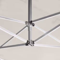 vidaXL Professional Folding Party Tent Walls Aluminium 4.5x3m Cream Canopy - Additional view 9