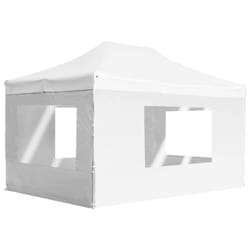vidaXL Professional Folding Party Tent Walls Aluminium 4.5x3m White Canopy