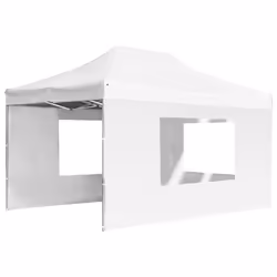 vidaXL Professional Folding Party Tent Walls Aluminium 4.5x3m White Canopy