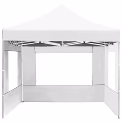 vidaXL Professional Folding Party Tent Walls Aluminium 4.5x3m White Canopy - Additional view 4
