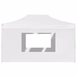 vidaXL Professional Folding Party Tent Walls Aluminium 4.5x3m White Canopy - Additional view 5