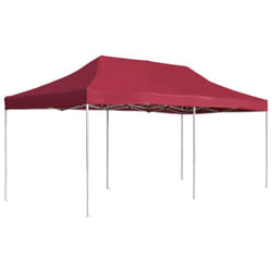 vidaXL Professional Folding Party Tent Aluminium 6x3m Wine Red Canopy Gazebo