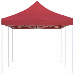 vidaXL Professional Folding Party Tent Aluminium 6x3m Wine Red Canopy Gazebo - Additional view 5