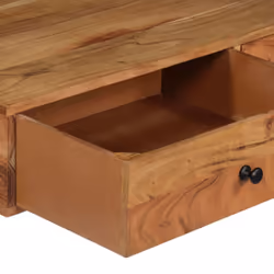 vidaXL Solid Acacia Wood Wall Desk Computer Writing Study Table Display Unit - Additional view 4