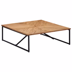 vidaXL Solid Acacia Wood Coffee Table Living Room Furniture Side End Stand - Additional view 9