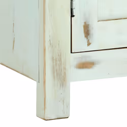 vidaXL Solid Mango Wood Sideboard 2 Doors Side Cabinet Highboard Cupboard - light blue - Additional view 6