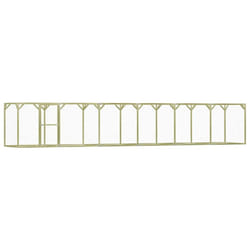 vidaXL Chicken Cage Outdoor Chicken Run Cage Chicken Coop Hen House Steel