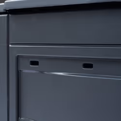 vidaXL Garden Composter Grey 260L Patio Fertiliser Container Waste Recycle Bin - Additional view 4