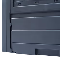 vidaXL Garden Composter Grey 260L Patio Fertiliser Container Waste Recycle Bin - Additional view 5