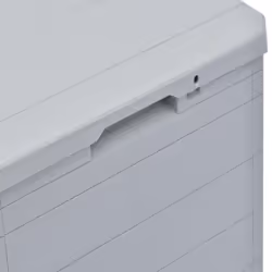 vidaXL Garden Storage Box 90L Light Grey Garden Tool Organiser Cabinet Unit - Additional view 5