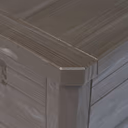 vidaXL Garden Storage Box 280L Brown Outdoor Cabinet Chest Organiser Unit