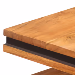 vidaXL Solid Wood Acacia Coffee Table 100x45x33 cm Wooden Couch Side Table - Additional view 4